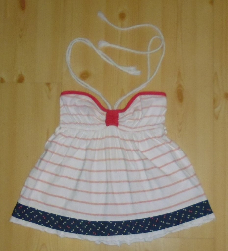 Blü tuniek/topje maat 128 (8) met dubbel halskoord en, Kinderen en Baby's, Kinderkleding | Maat 128, Meisje, Ophalen of Verzenden