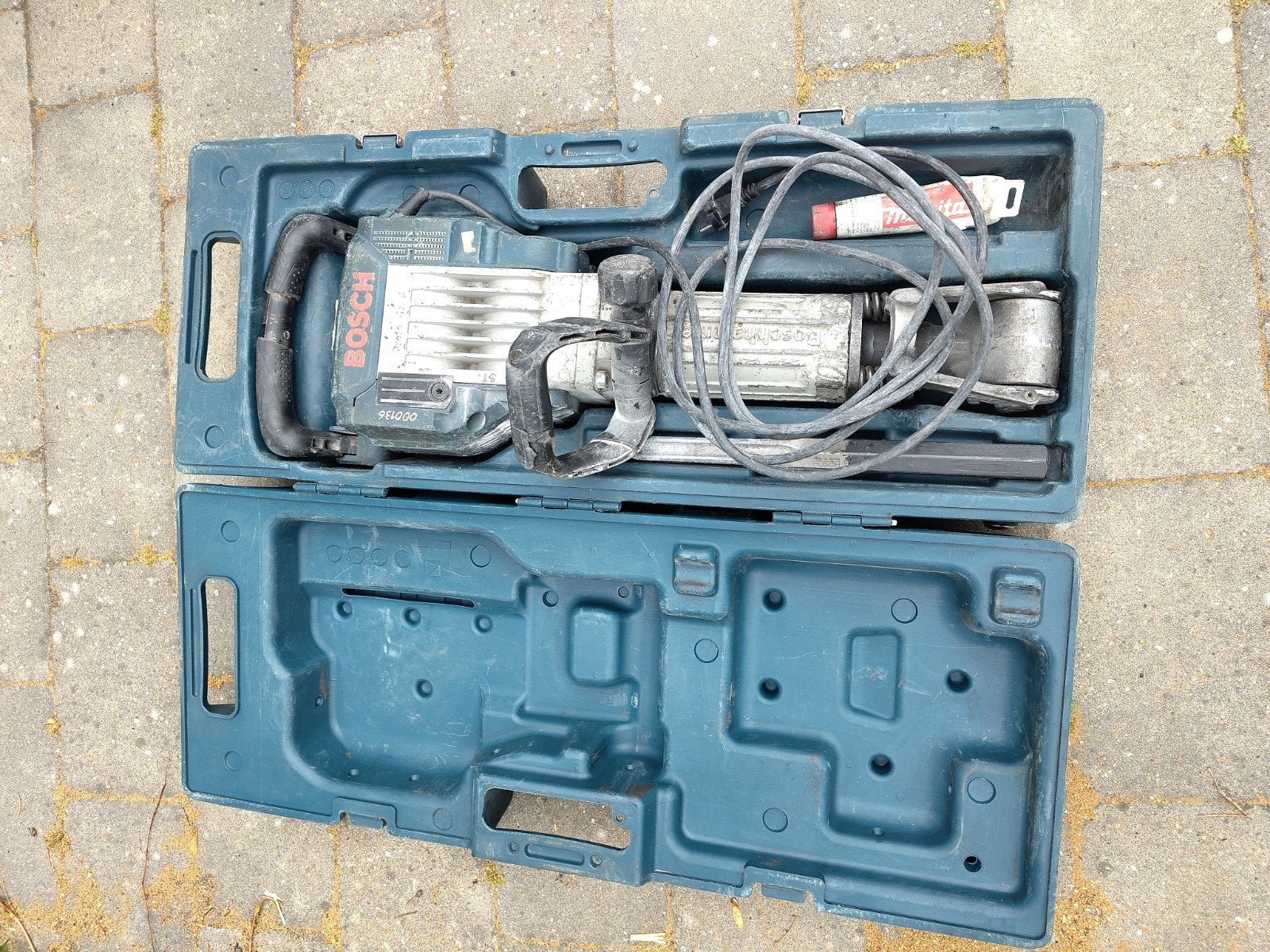 Bosch breekhamer GSH 16-28 sloophamer met koffer en beitel, Ophalen of Verzenden, Gebruikt