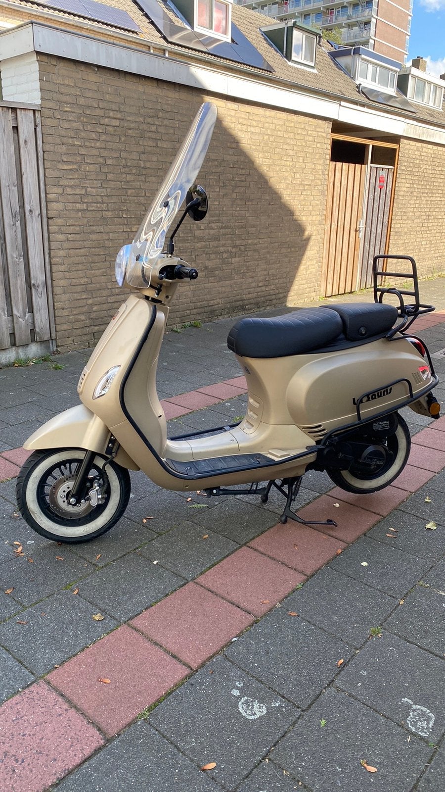Vespa look a like La Souris Sourini R 2021 Geel 3029 km, Ophalen, Maximaal 45 km/u, Zo goed als nieuw, Benzine
