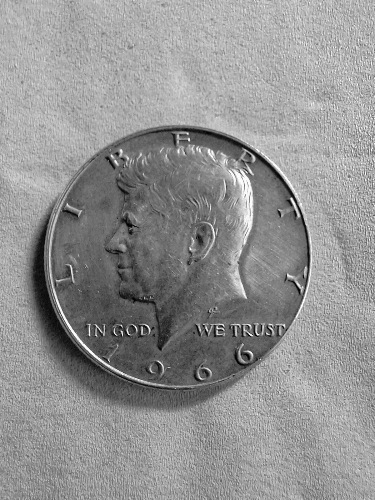Kennedy half dollar 1966 zilveren munt, Ophalen of Verzenden, Noord-Amerika, Zilver