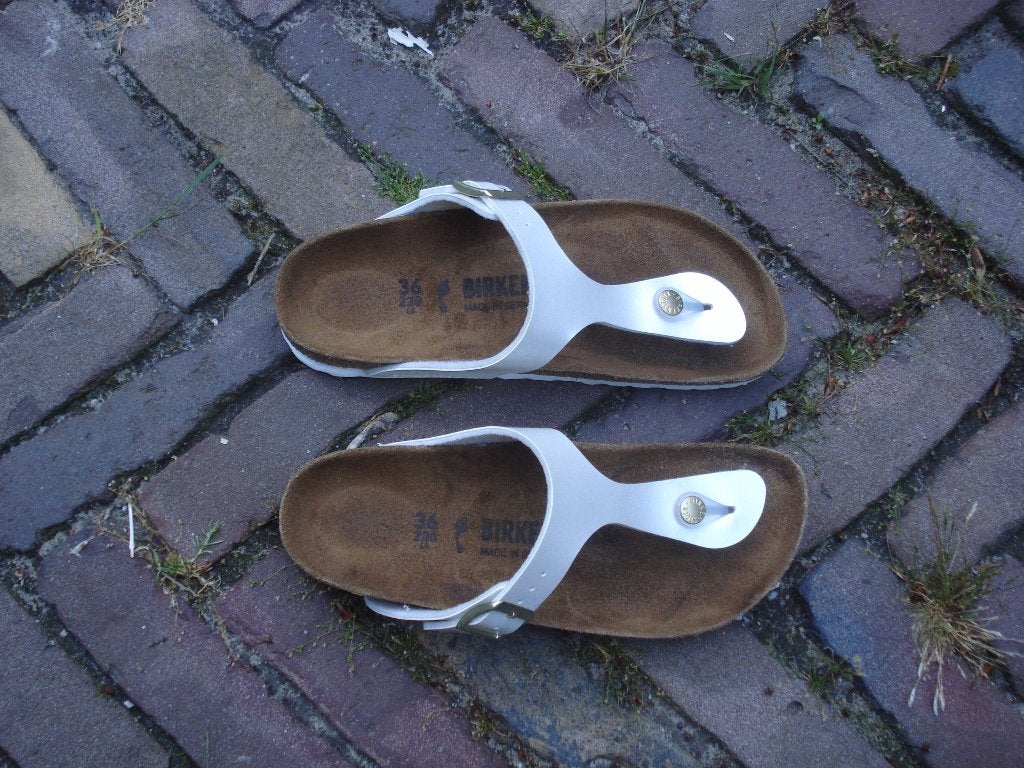 BIRKENSTOCK GIZEH WIT NIEUW 36 NU GRATIS VERZENDING PER POST, Slippers, Verzenden, Wit, Nieuw