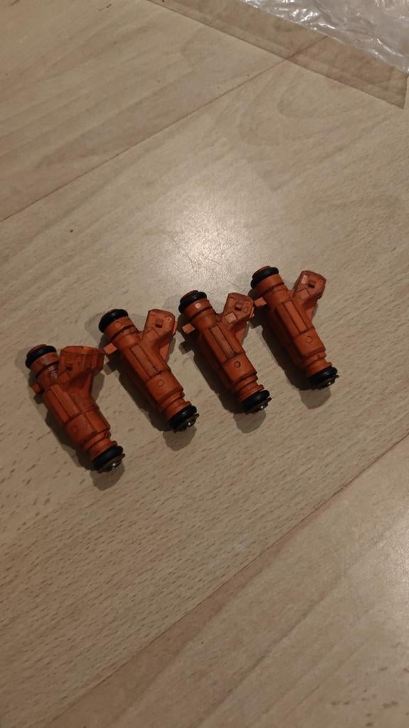 0280156034 Injectoren Peugeot - Set van 4, Ophalen of Verzenden, Gebruikt, Peugeot