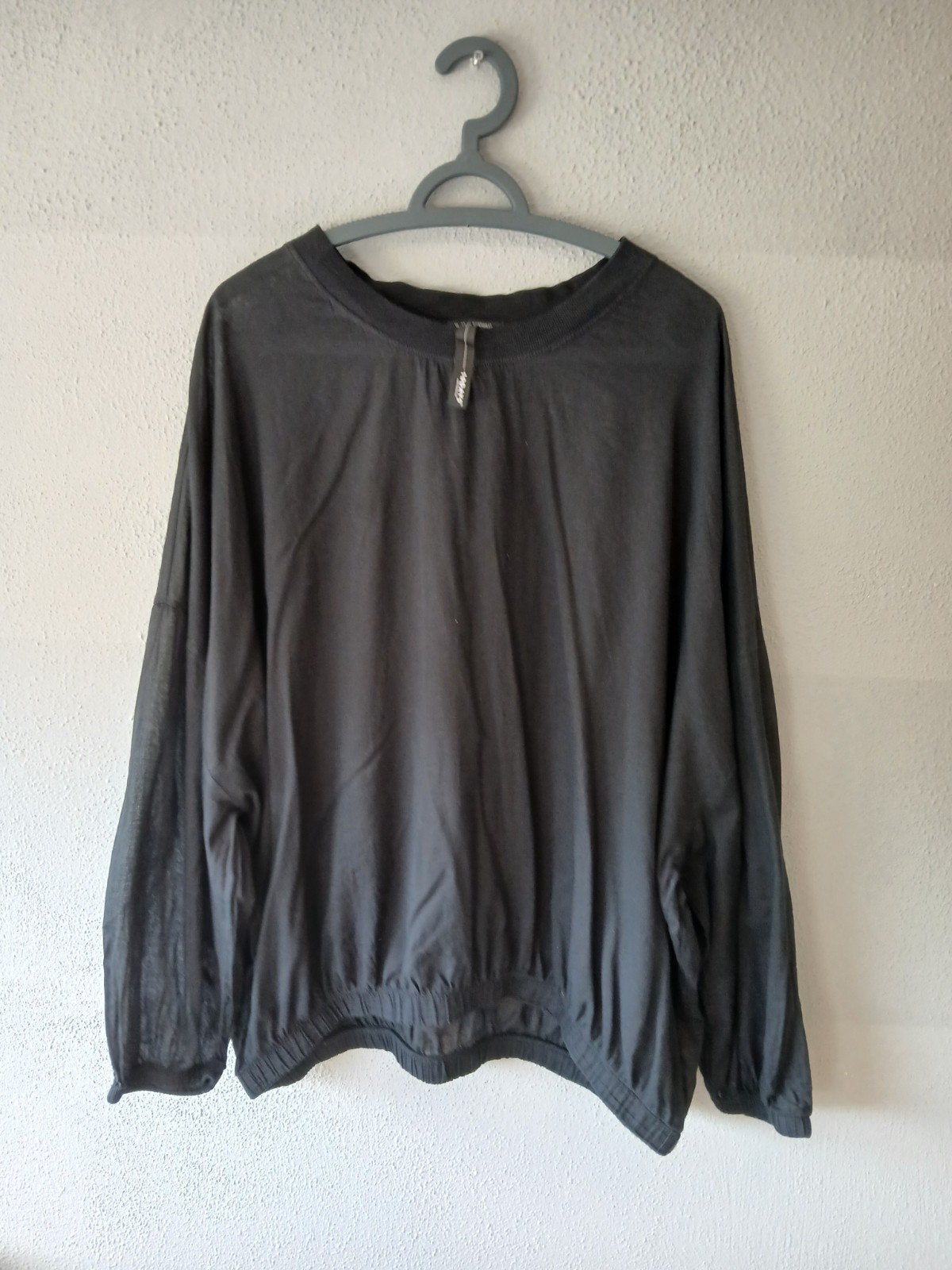 Zwarte ballontop XXL, Kleding | Dames, Tops, Ophalen of Verzenden, Zo goed als nieuw, Maat 46/48 (XL) of groter, Zwart