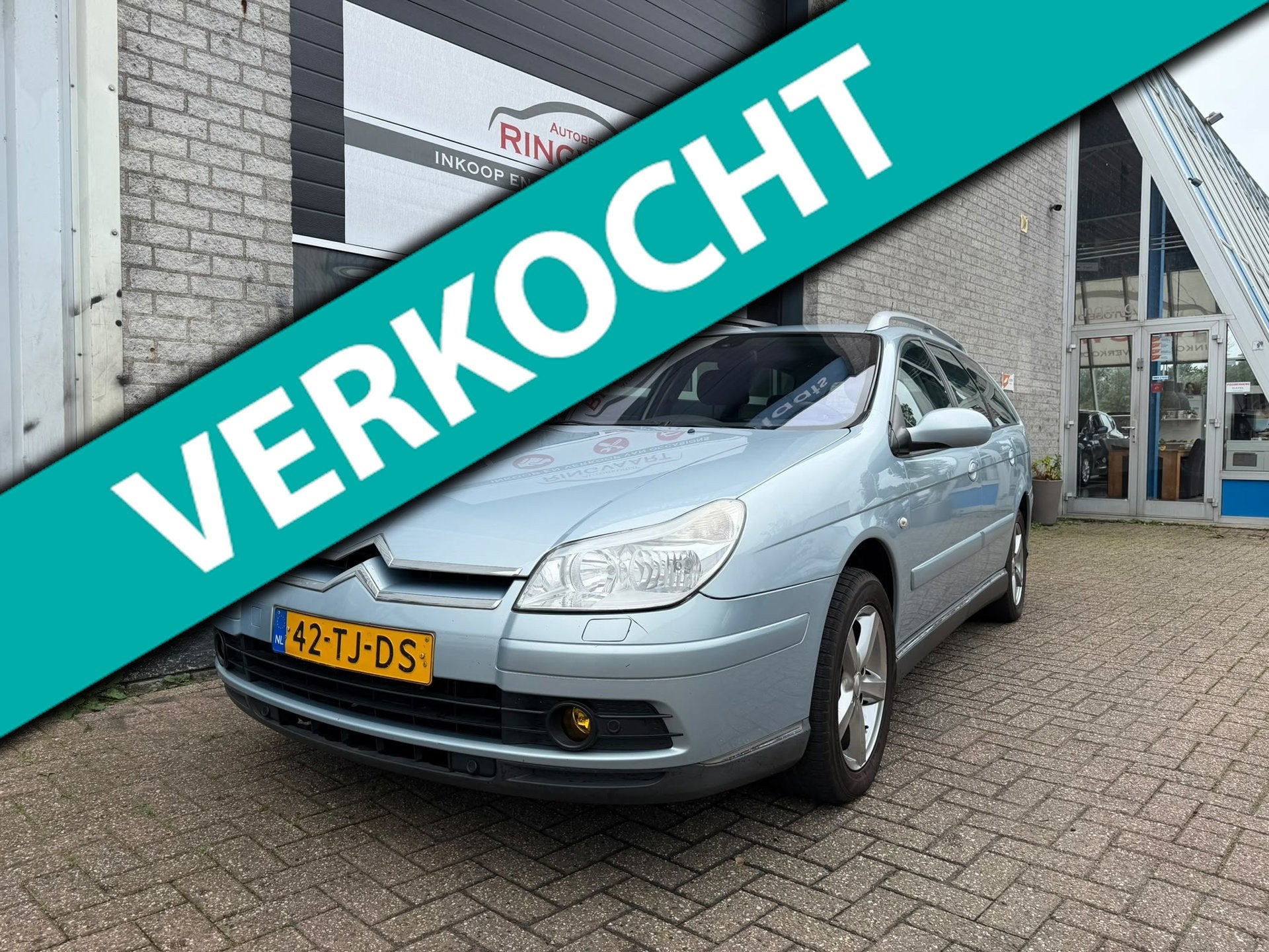 Citroen C5 Break 2.0-16V Caractère nette Auto Met 1 JAAR AP, Auto's, Dealer onderhouden, 4 cilinders, Blauw, Origineel Nederlands
