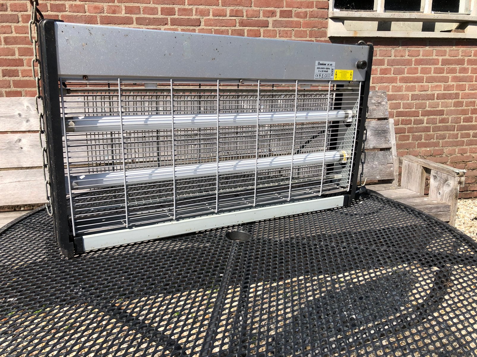 Vliegenlamp insectenverdelger, Tuin en Terras, Ophalen, Gebruikt