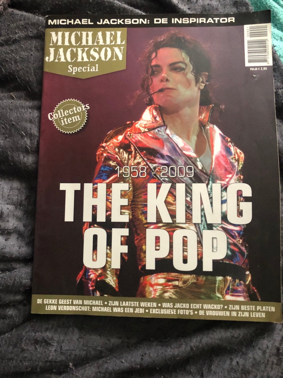 Michael Jackson: De Inspirator - The King of Pop Special, Ophalen of Verzenden, Zo goed als nieuw, Muziek, Film of Tv