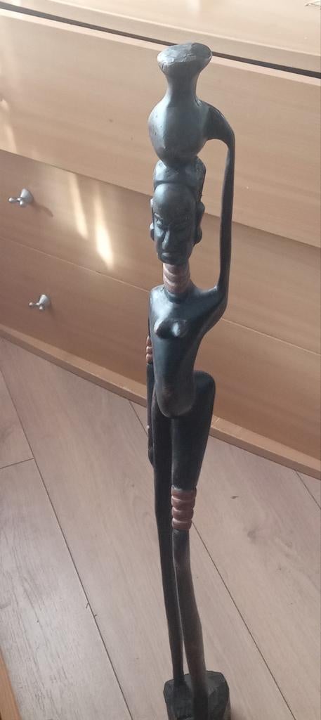 Afrikaanse beelden, Antiek en Kunst, Ophalen, Koper of Brons