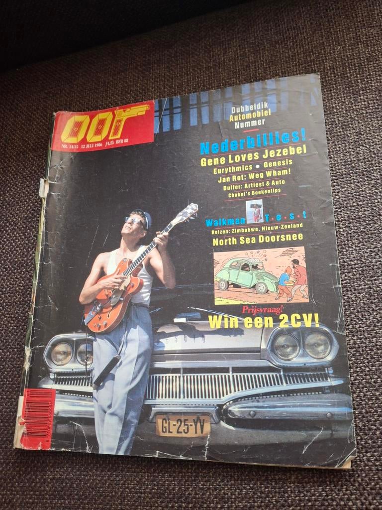 Oor muziekmagazine 12 juli 1986 automobiel nummer, Ophalen of Verzenden, Gelezen, Muziek, Film of Tv