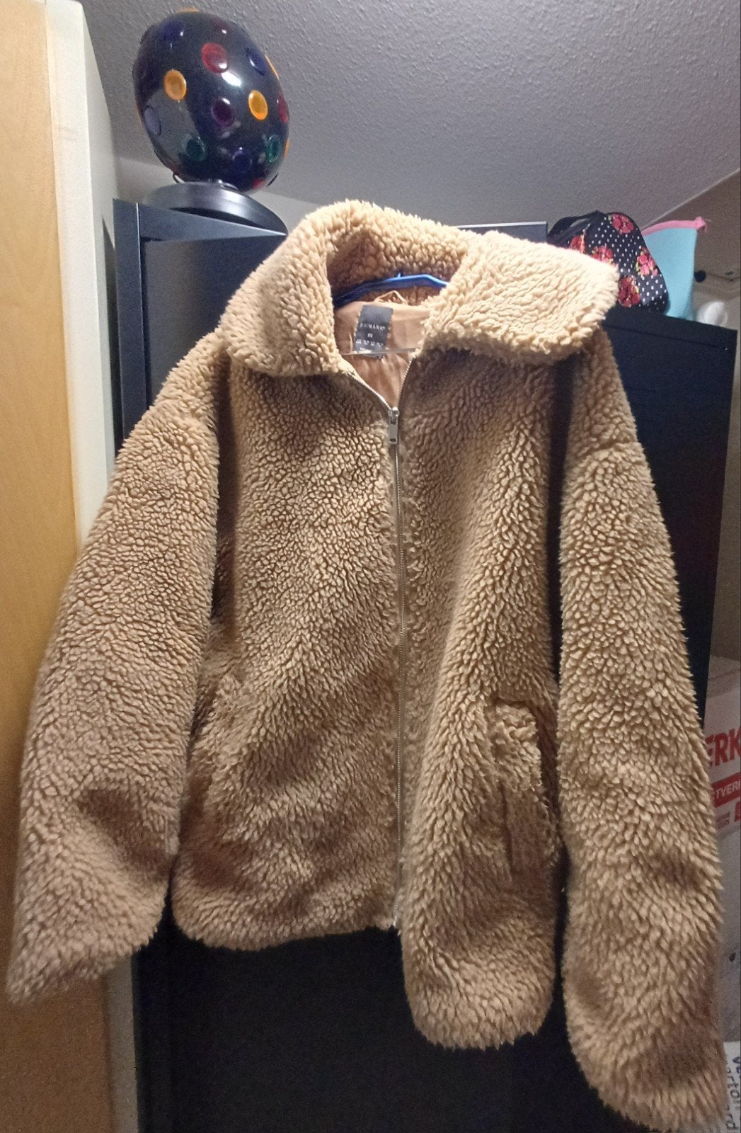 Teddy jas Primark maat XS Zo goed als nieuw, Primark, Beige, Ophalen of Verzenden, Zo goed als nieuw