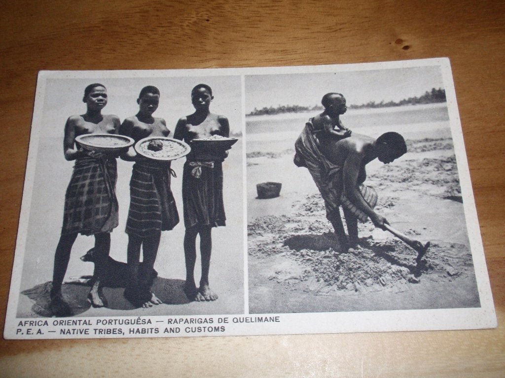Afrika Portugese Overheersing Inheems Stam Vrouw Naakt, Verzenden, Voor 1920, Gelopen, Buiten Europa