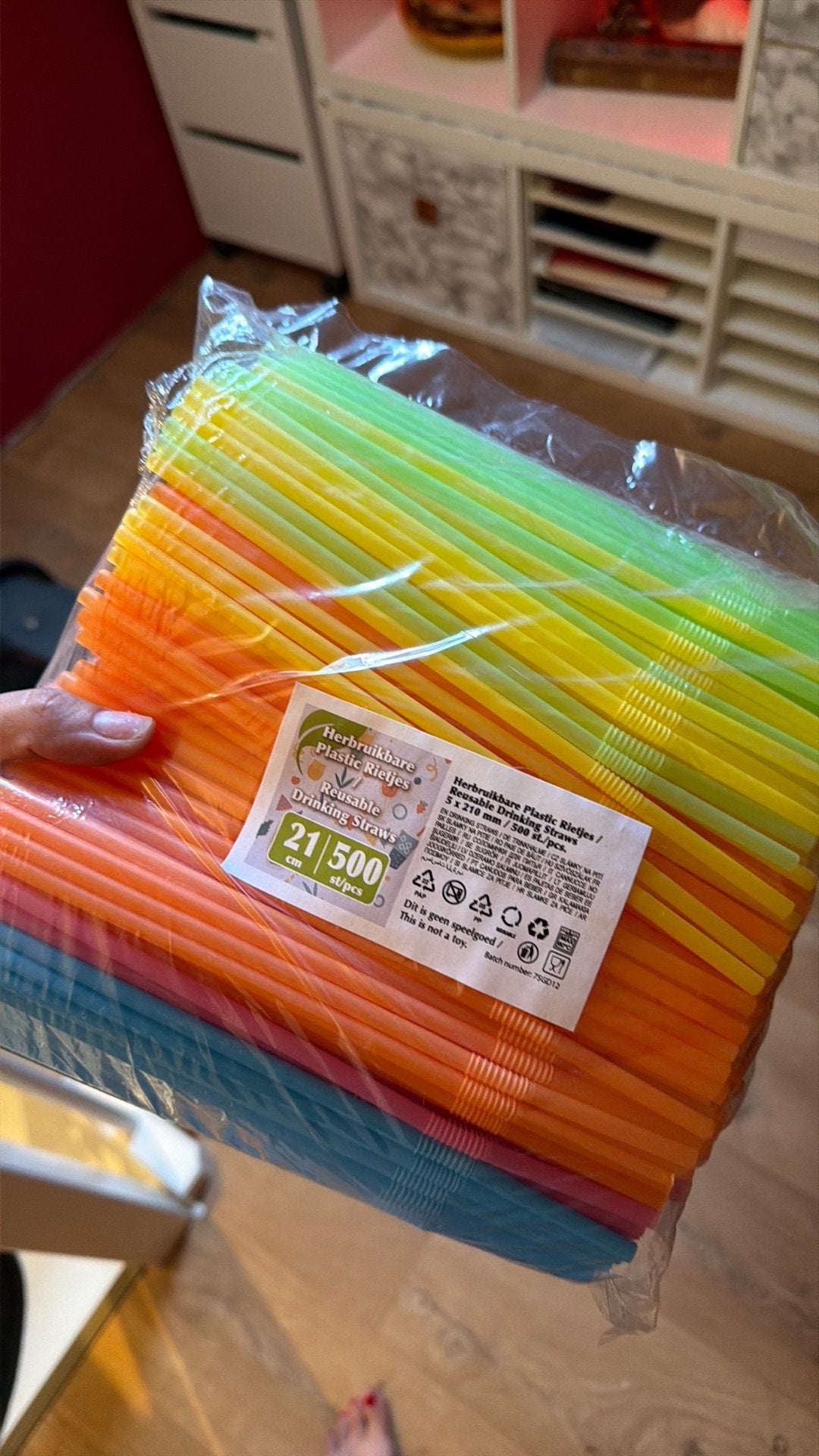 Plastic rietjes 500 stuks, Ophalen, Nieuw