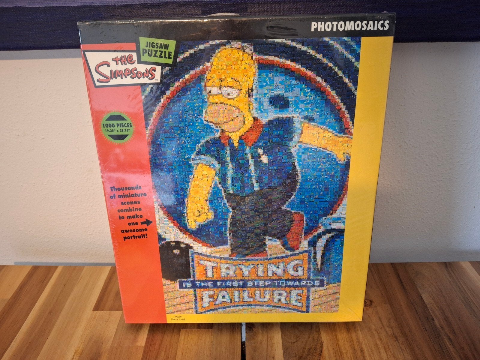 The Simpsons Homer photomosaics Puzzle 1000 stukjes, Ophalen of Verzenden, 500 t/m 1500 stukjes, Nieuw, Legpuzzel
