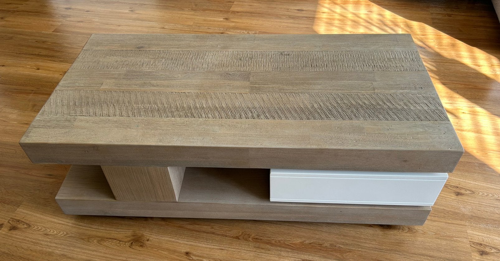 Mooie en handige salontafel van Henders & Hazel!, Ophalen, 100 tot 150 cm, 50 tot 100 cm, Zo goed als nieuw