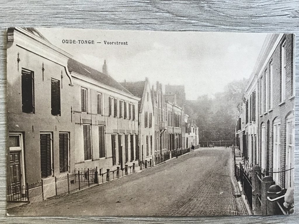Oude-Tonge Voorstraat 1910-15, Verzenden, Voor 1920, Gelopen, Zuid-Holland