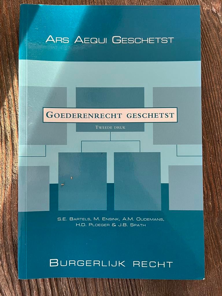 A.M. Oudemans - Goederenrecht geschetst, Ophalen of Verzenden, Zo goed als nieuw, A.M. Oudemans; M. Ensink; S.E. Bartels; J.B. Spath; H.D. Ploeger