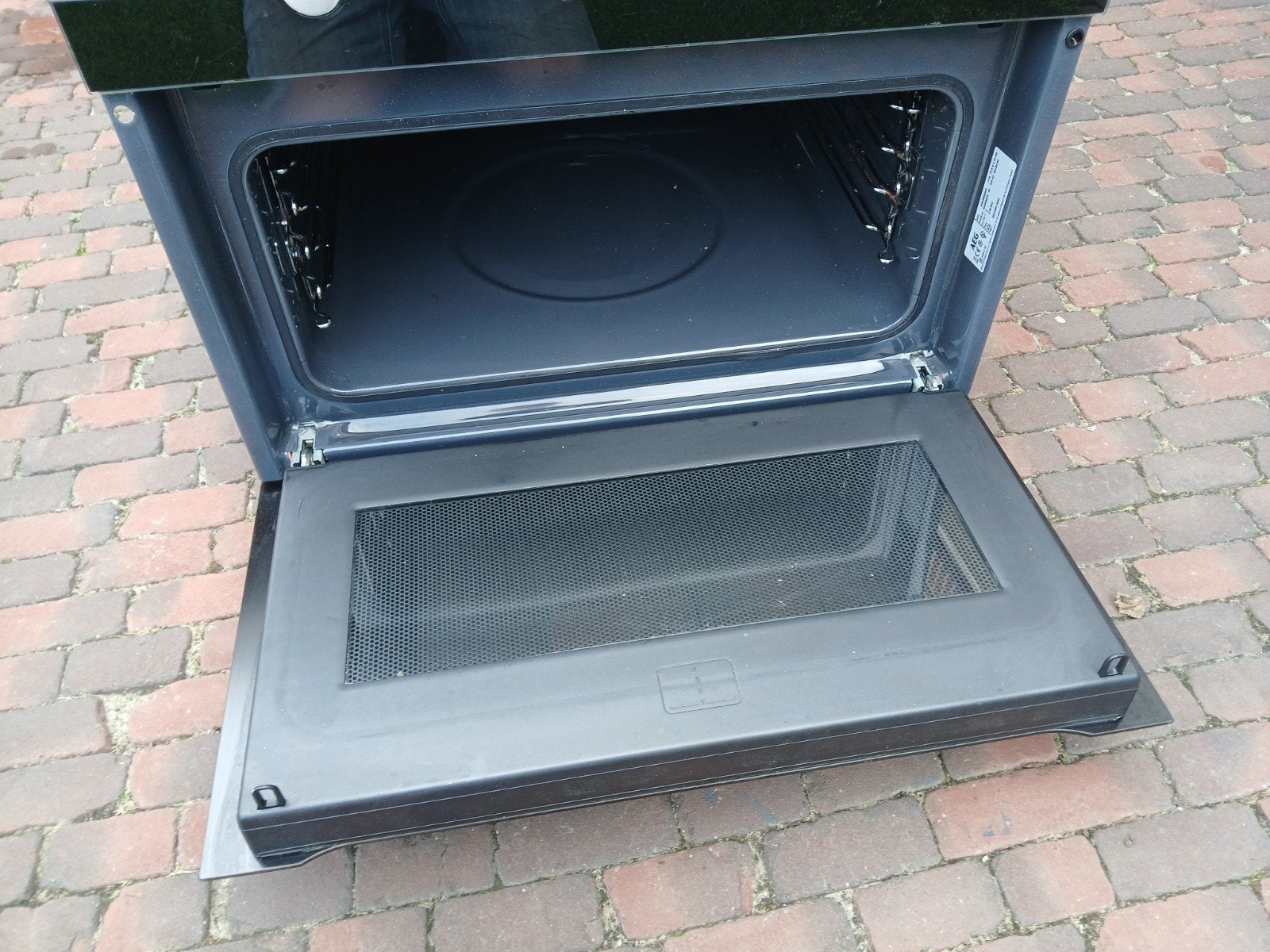 AEG inbouw combimagnetron. oven , magnetron DEFECT, Ophalen, Niet werkend, Inbouw