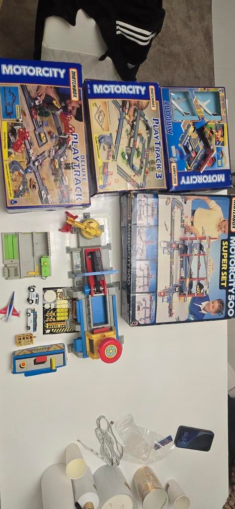 Matchbox Motorcity Vintage Speelset Compleet met Boekjes, Ophalen of Verzenden, Gebruikt
