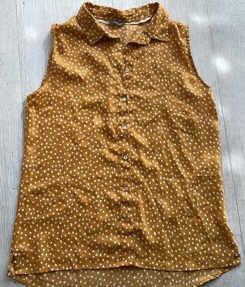 Okergele blouse mouwloos maat XL, Zeeman, Geel, Maat 46/48 (XL) of groter, Ophalen of Verzenden