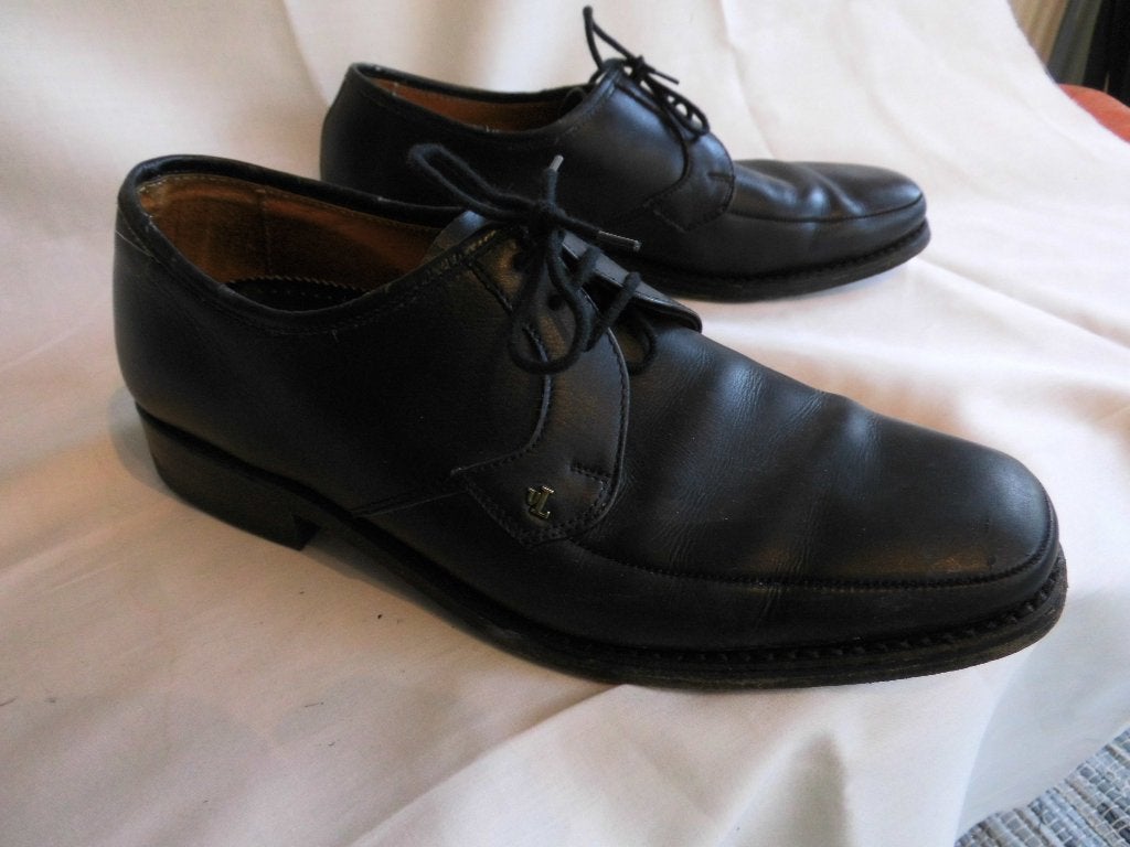 Van Lier herenschoenen UK 9,5, Kleding | Heren, Ophalen of Verzenden, Zo goed als nieuw, Zwart, Van Lier