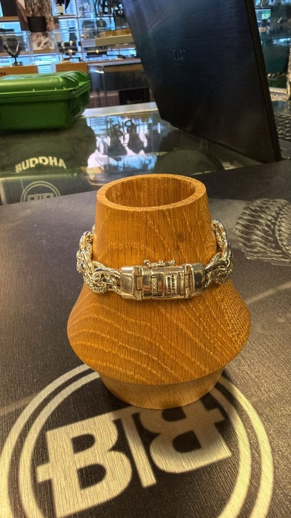 BUDDHA TO BUDDHA ARMBAND TYPE 203 E MARJOLEIN € 299,95, Ophalen of Verzenden, Zo goed als nieuw, Zilver, Zilver