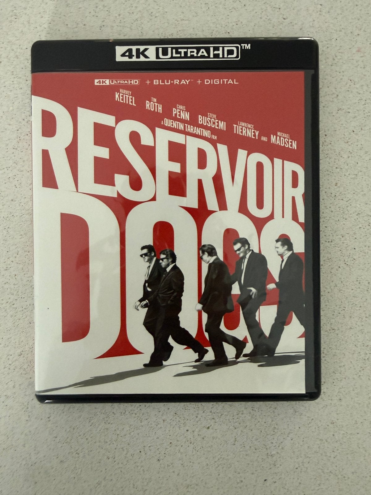 Reservoir Dogs 4K bluray met slipcover, Cd's en Dvd's, Blu-ray, Ophalen of Verzenden, Nieuw in verpakking, Actie