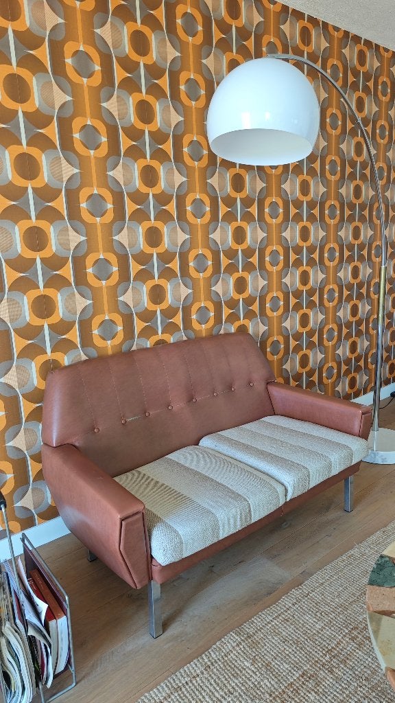 retro bankje, Ophalen, Gebruikt, Tweepersoons, 75 tot 100 cm