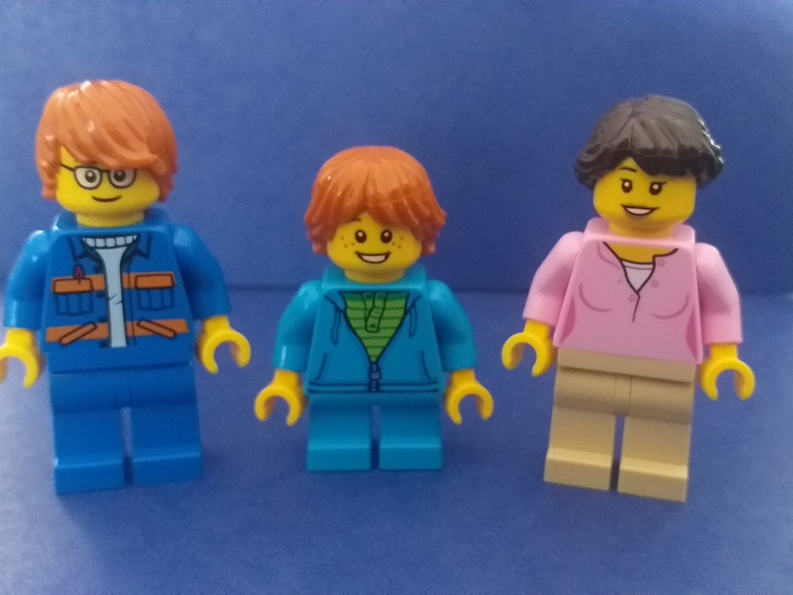 Set van 3 NIEUWE lego city poppetjes MAN VROUW JONGEN SET 1, City, Lego, Nieuw, Ophalen of Verzenden