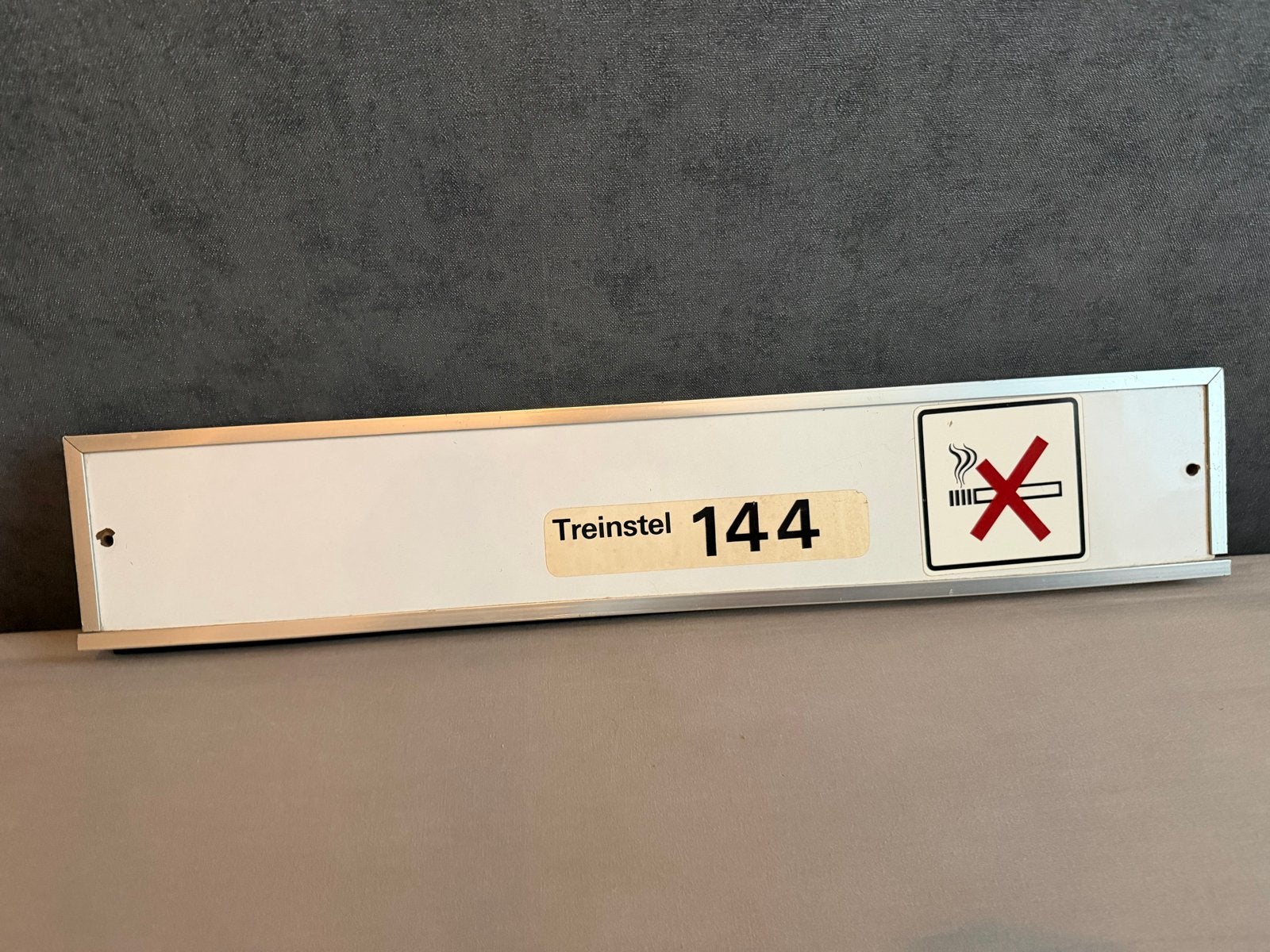 Coupébord NS Plan U 144, Ophalen of Verzenden, Gebruikt, Trein, Overige typen