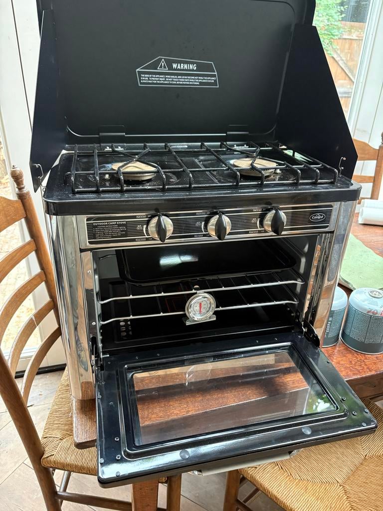 Camp4 Outdoor Gasfornuis met Oven - Compact en Draagbaar, Ophalen of Verzenden, Zo goed als nieuw
