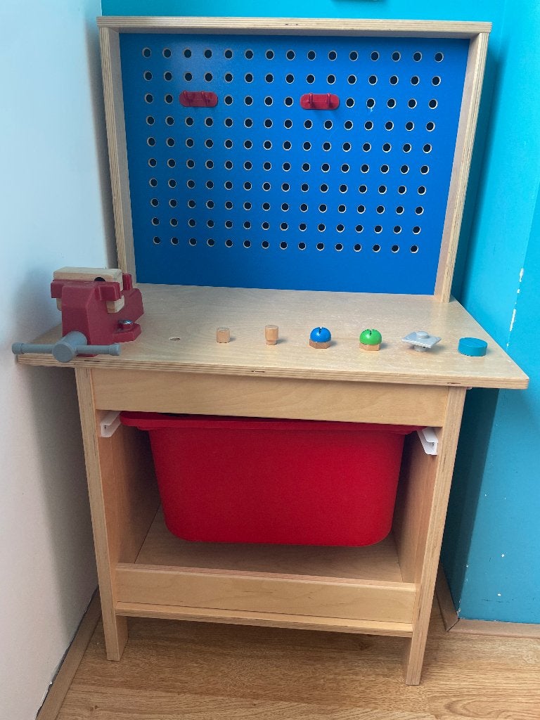 kinderwerkbank, Ophalen, Zo goed als nieuw
