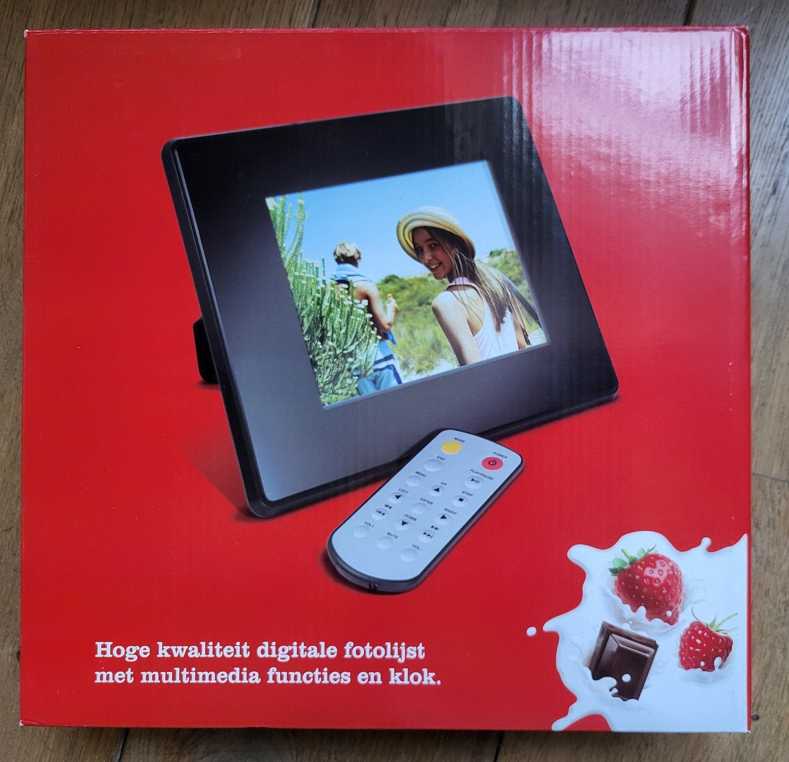 Digitale Fotolijst (8 inch) – Splinternieuw!, Audio, Tv en Foto, TOM-TEC, Nieuw, Ophalen of Verzenden, Afstandsbediening