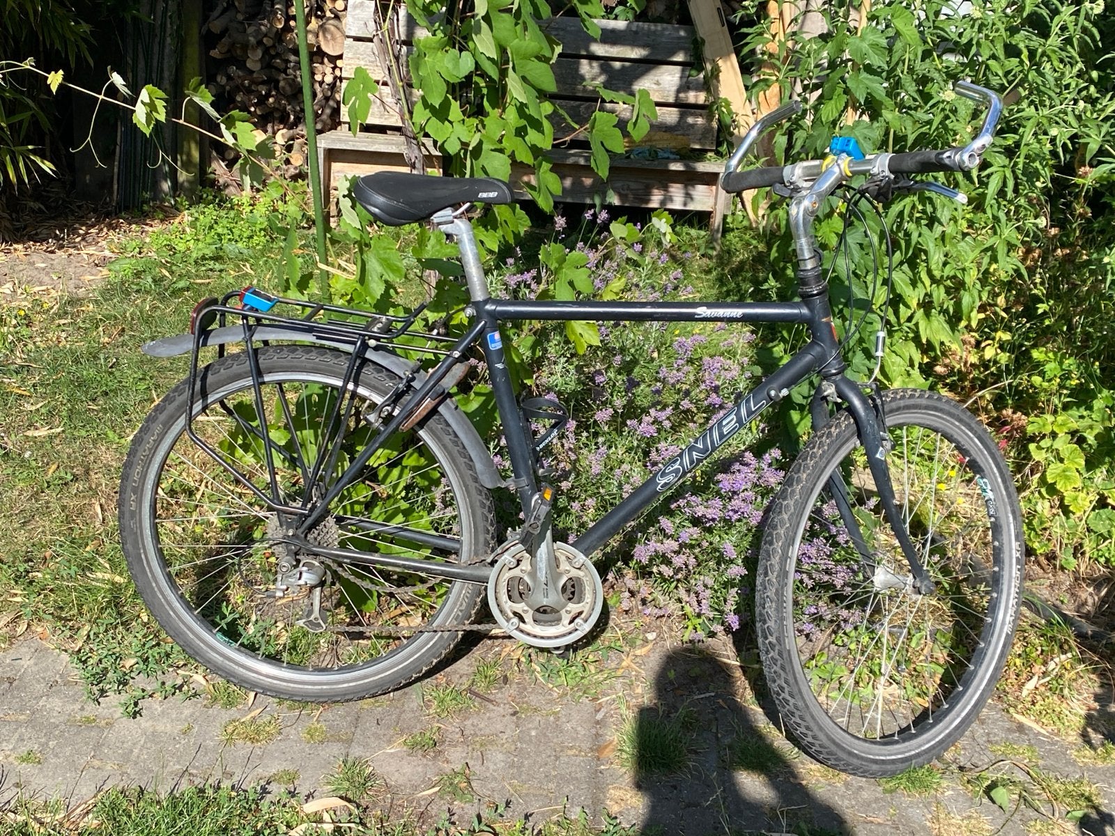 Snel vakantiefiets 27 versnellingen, Fietsen en Brommers, Fietsen | Dames | Sportfietsen en Toerfietsen, Gebruikt, 26 inch, Velgrem