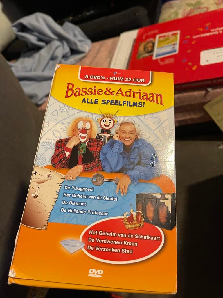 Bassie & Adriaan: Alle Speelfilms! (8 DVD Boxset), Cd's en Dvd's, Dvd's | Kinderen en Jeugd, Avontuur, Alle leeftijden, Boxset