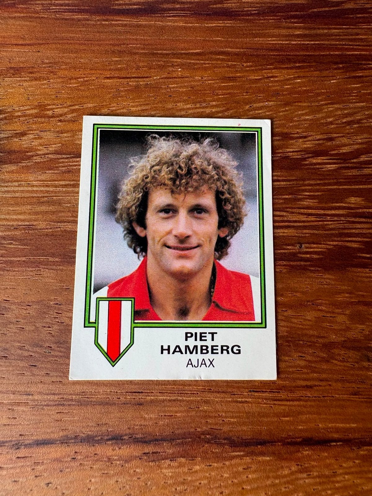Piet Hamberg Ajax Panini Voetbal 81 Spelerskaart, Ophalen of Verzenden, Zo goed als nieuw, Ajax, Spelerskaart