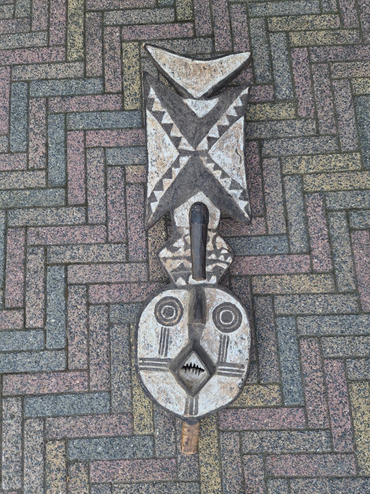 oud afrikaans masker, Antiek en Kunst, Curiosa en Brocante, Ophalen of Verzenden