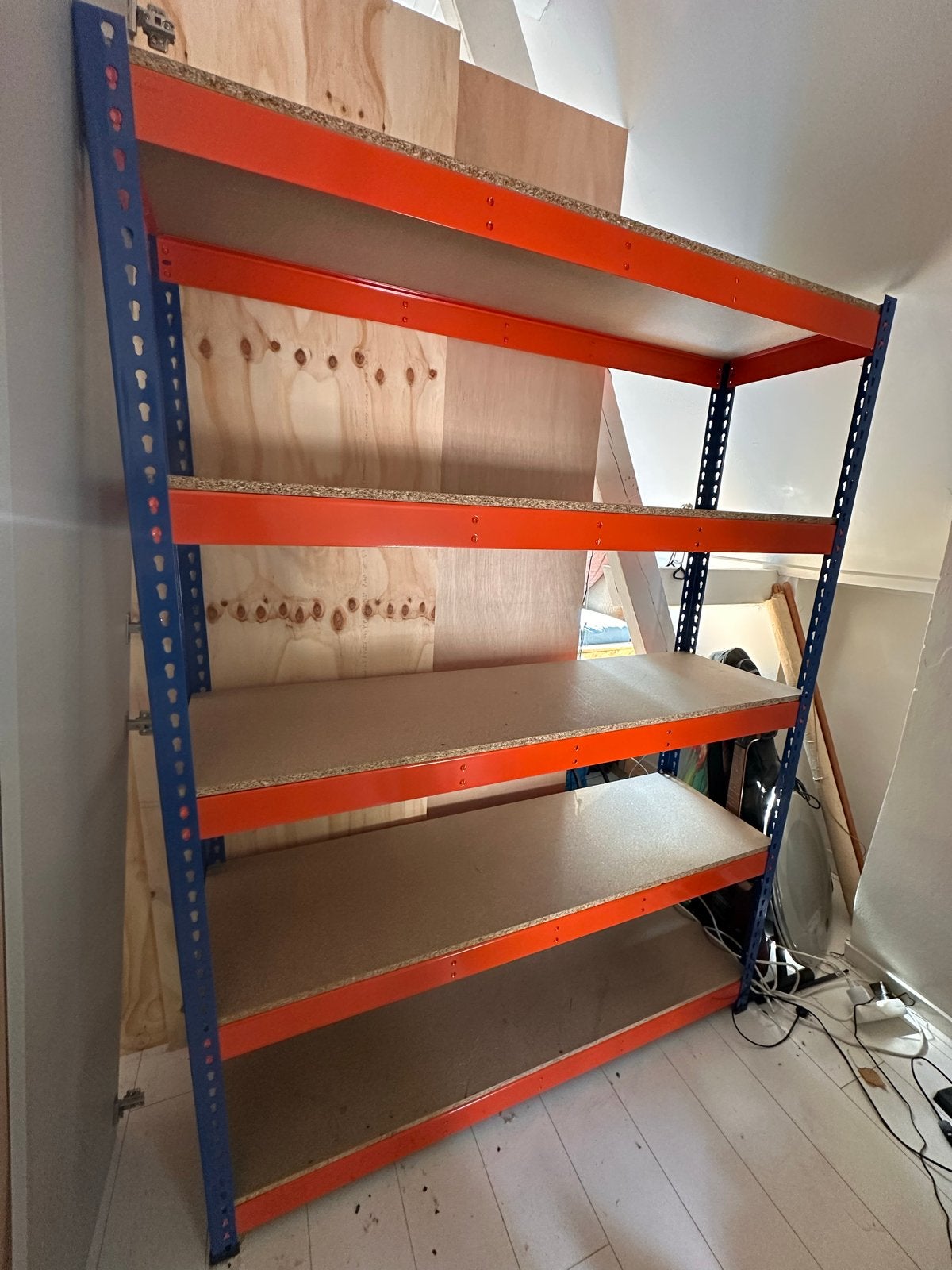 Ractem magazijnrek - 200x150x45 cm, 300kg/plank, Huis en Inrichting, Kasten | Stellingkasten, Ophalen, Zo goed als nieuw