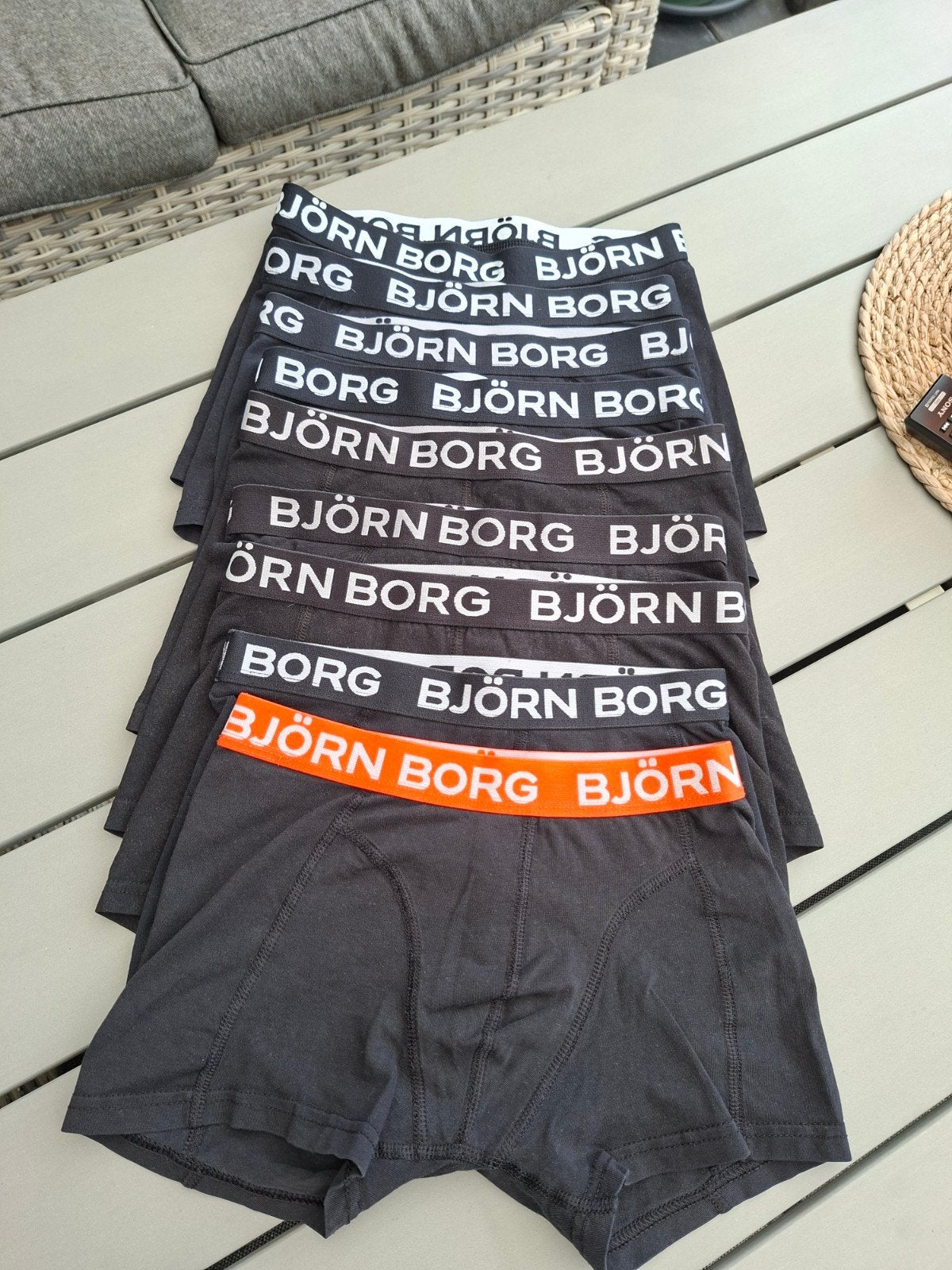 9 boxershorts Björn Borg, Nacht- of Onderkleding, Gebruikt, Ophalen of Verzenden, Bjorn Borg