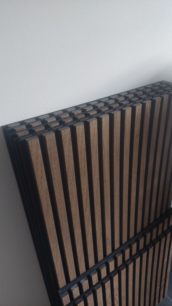5 x Akoestische wandpanelen Dark Brown - nieuw, Ophalen, Nieuw, Hout
