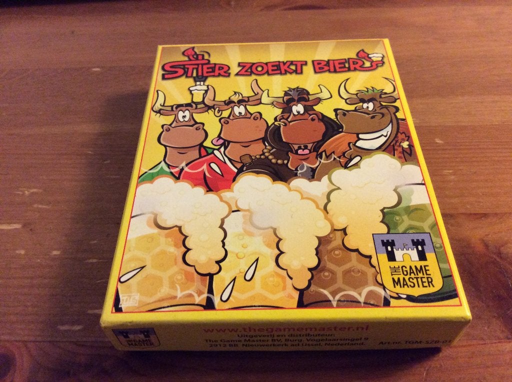 Stier zoekt Bier. Kaartspel van The Game Master, Drie of vier spelers, Ophalen of Verzenden, The Game Master