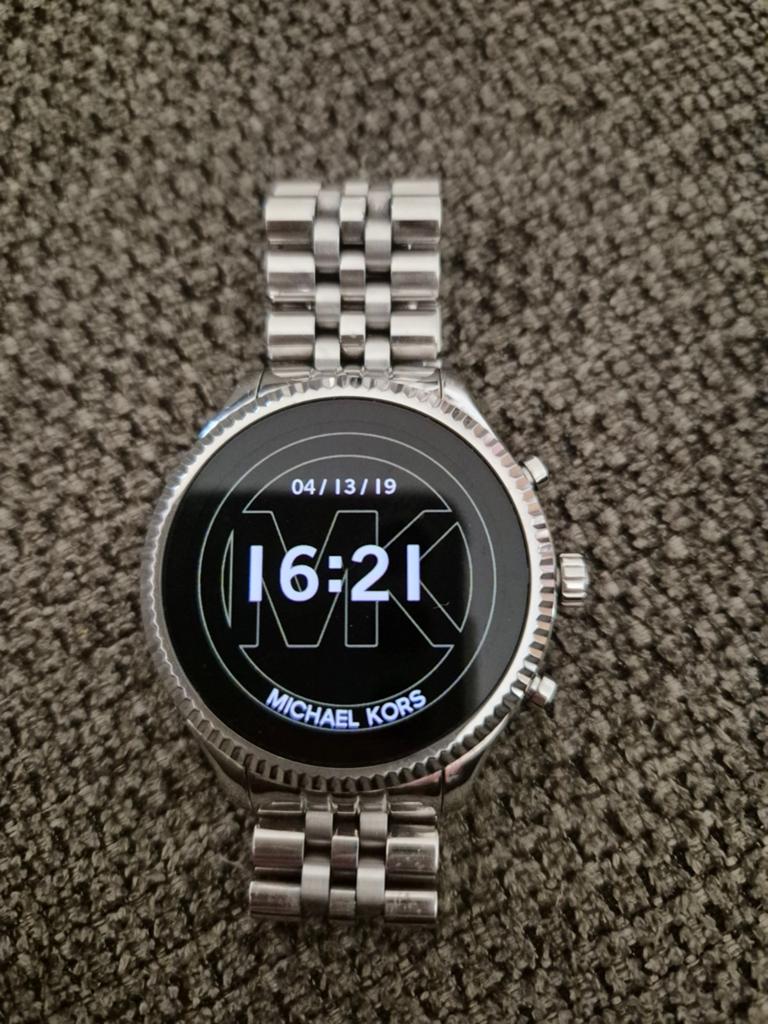 Smartwatch Michael Kors, Ophalen of Verzenden, Zilver, Android