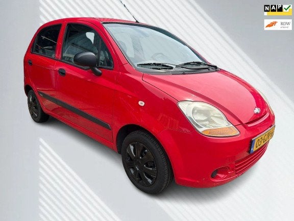 Chevrolet Matiz 0.8 Spirit | Airco | Leuke Auto | APK, Auto's, Voorwielaandrijving, Stof, Gebruikt, Zwart