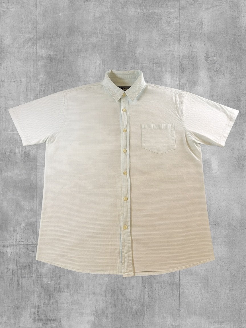 Lee blouse grijs heren maat L overhemd shirt effen button up, Verzenden, Halswijdte 41/42 (L), Grijs, ProductSafetyEU@kontoorbrands.com