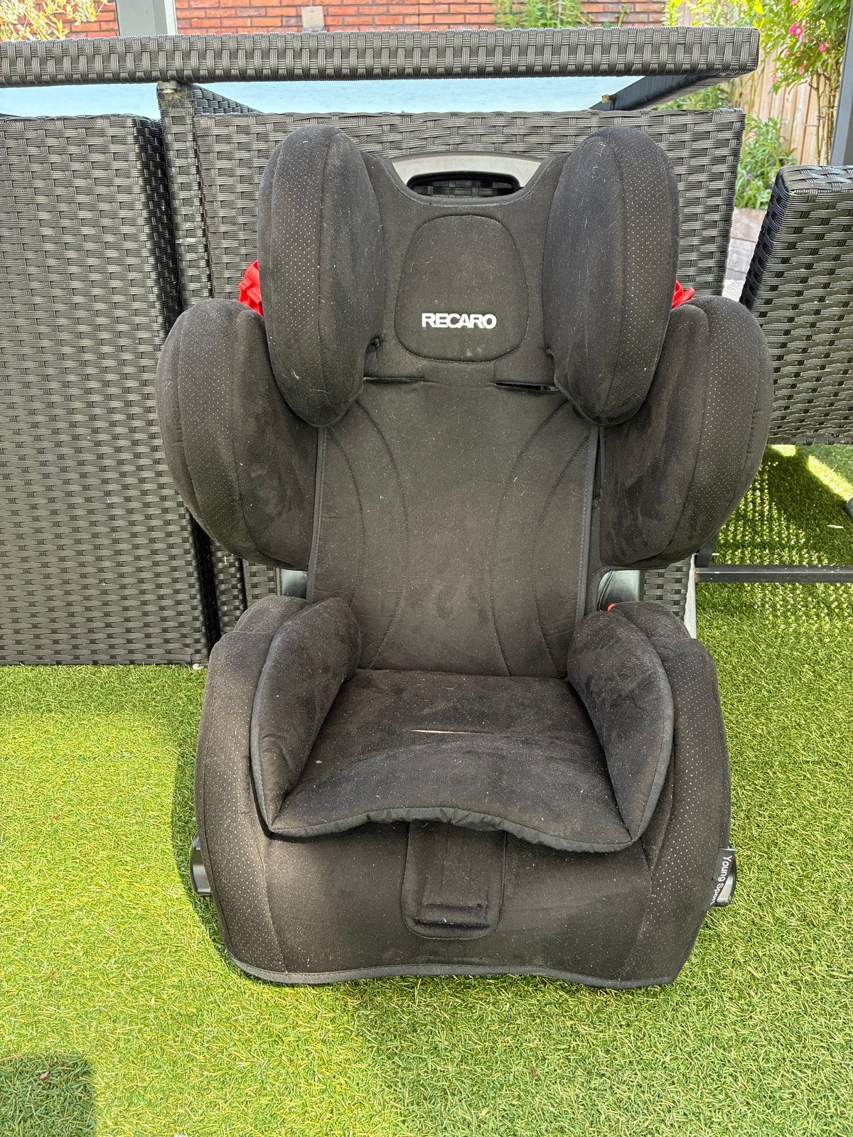 Recaro young sport autostoel 9-36 kg, Kinderen en Baby's, Autostoeltjes, 9 t/m 36 kg, Gebruikt, Autogordel, Zijbescherming