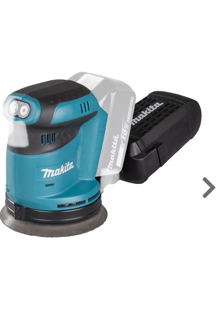 Makita  18V Accu Excentrische Schuurmachine, Doe-het-zelf en Verbouw, Verzenden, Nieuw, Minder dan 600 watt, Excentrische schuurmachine