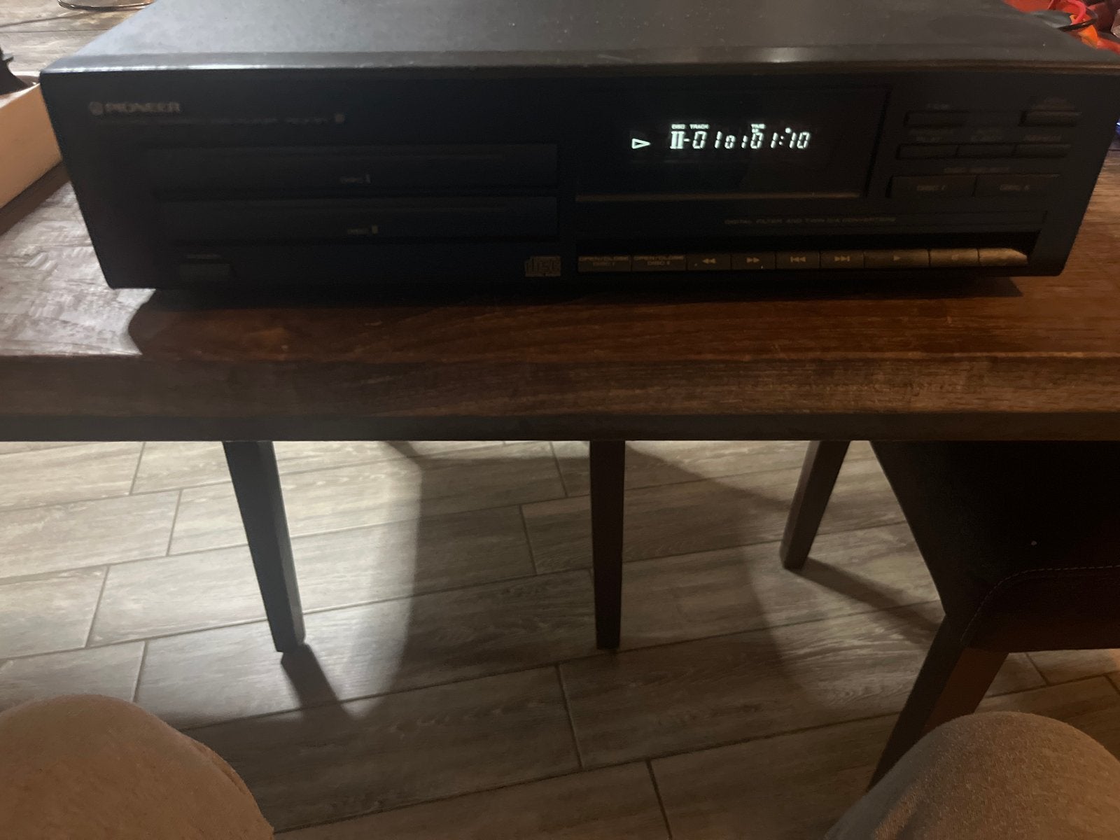Pioneer PD-Z79T dubbele CD-speler, Audio, Tv en Foto, Ophalen of Verzenden, Gebruikt, Pioneer, Wisselaar