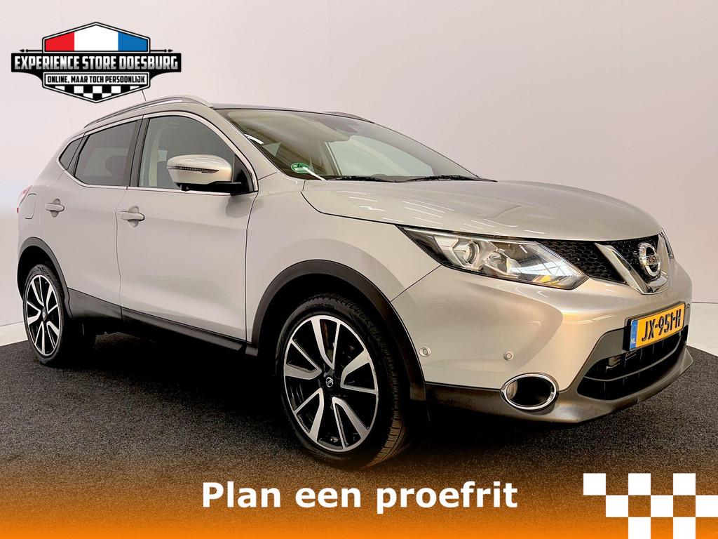 Nissan Qashqai 1.2 Tekna met gereviseerde bak!, Gebruikt, 4 cilinders, Met garantie (alle), 116 pk