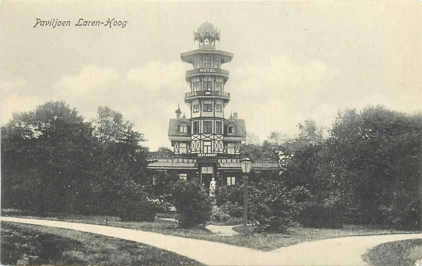 300-148-029 Laren Paviljoen, Verzenden, Voor 1920, Noord-Holland