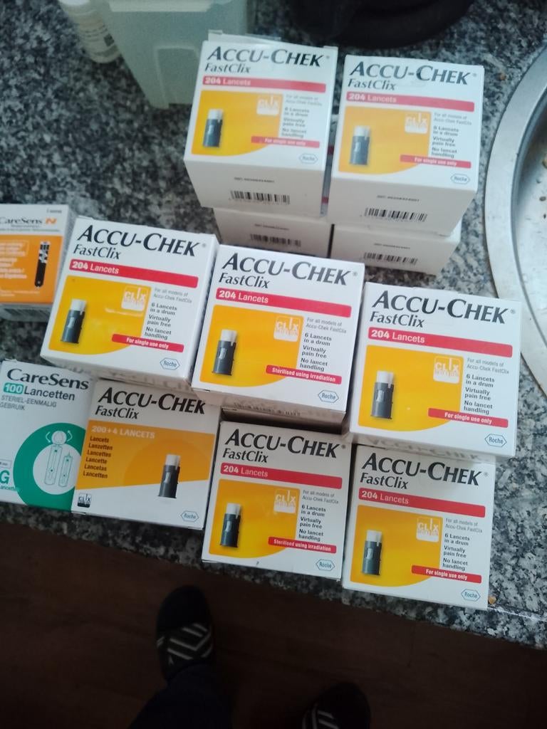 Accu-Chek FastClix lancetten - 13 doosjes (204 stuks/doosje), Ophalen of Verzenden