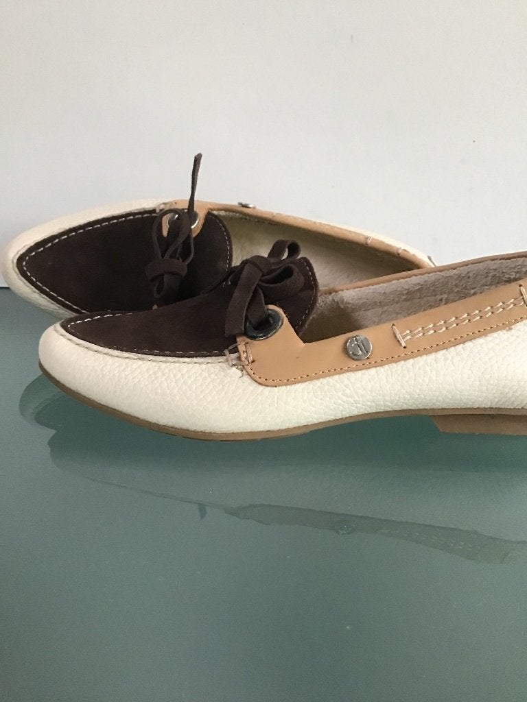 Manas Lea Foscati | Nieuwe beige moccasins 36, Verzenden, Beige, Nieuw, Espadrilles of Moccasins