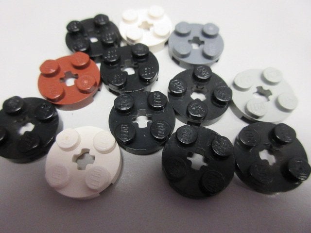 nr. 0752, plaatje 2x2 rond., Ophalen of Verzenden, Zo goed als nieuw, Complete set, Lego